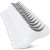 imagewernies No Show Socks Women Low Socks Non Slip Flat Boat Line 48 Pairs8 Pairswhite002