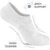imagewernies No Show Socks Women  8 Pairs Ankle Socks for Women Low Cut Socks Short Cotton Socks Invisible Casual SocksMix of Colors0038 Pairs16 Pieces
