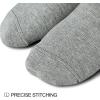 imagewernies No Show Socks Women Low Socks Non Slip Flat Boat Line 48 PairsBlack white grey