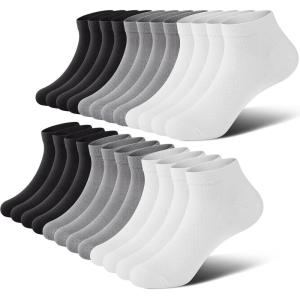 imageNo Show Men Socks Low Cut Ankle Sock Men Short Socks Casual Cotton SocksMix of Colors00912 Pairs24 Pieces