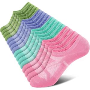imagewernies No Show Socks Women  8 Pairs Ankle Socks for Women Low Cut Socks Short Cotton Socks Invisible Casual SocksMix of Colors0048 Pairs16 Pieces