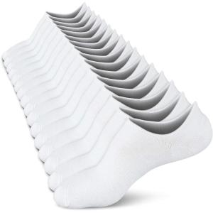 imagewernies No Show Socks Women Low Socks Non Slip Flat Boat Line 48 Pairs8 Pairswhite002