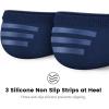imagewernies 10 Pairs No Show Socks Men Low Cut Ankle Short Casual Thin Invisible Socks with Non Slip Grips4black3blue3navy10 Pairs