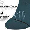 imagewernies 10 Pairs No Show Socks Men Low Cut Ankle Short Casual Thin Invisible Socks with Non Slip Grips4black3blue3navy10 Pairs
