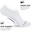 imagewernies 10 Pairs No Show Socks Men Low Cut Ankle Short Casual Thin Invisible Socks with Non Slip GripsWhite10 Pairs