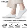 imagewernies No Show Socks Women 10 Pairs Low Cut Ankle Socks with Non Slip Casual Invisible Liner Socks