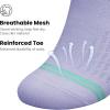 imagewernies No Show Socks Womens 10 Pairs Low Cut Ankle Socks with Non Slip Casual Invisible Liner Boat 5881110 Pairs 4beige3blue3purple