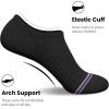 imagewernies No Show Socks Womens 10 Pairs Low Cut Ankle Socks with Non Slip Casual Invisible Liner Boat 5881110 Pairs Black