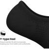 imagewernies No Show Socks Womens 10 Pairs Low Cut Ankle Socks with Non Slip Casual Invisible Liner Boat 5881110 Pairs Black