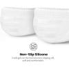 imagewernies No Show Socks Womens 10 Pairs Low Cut Ankle Socks with Non Slip Casual Invisible Liner Boat 5881110 Pairs White