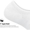 imagewernies No Show Socks Womens 10 Pairs Low Cut Ankle Socks with Non Slip Casual Invisible Liner Boat 5881110 Pairs White