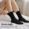 image:imagewernies Crew Socks for Women 8 Pairs  Soft Cotton Everyday Casual Socks  NoSlip Comfort Fit 8PackBlack8 Pairs