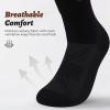 image:imagewernies Crew Socks for Women 8 Pairs  Soft Cotton Everyday Casual Socks  NoSlip Comfort Fit 8PackBlack8 Pairs