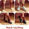 image:imagewernies Ruffle Socks Womens 6 PairsCute Ankle Lettuce Edge Frilly Athletic Crew Socks1black2white1gray2khaki6 Pairs