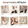image:imagewernies Ruffle Socks Womens 6 PairsCute Ankle Lettuce Edge Frilly Athletic Crew Socks2black2white2gray6 Pairs